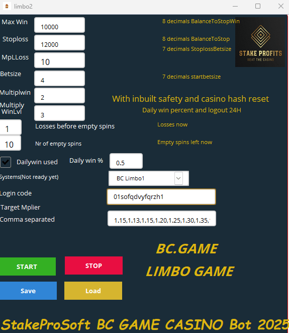 Bc.Game Casino Limbo Bot
