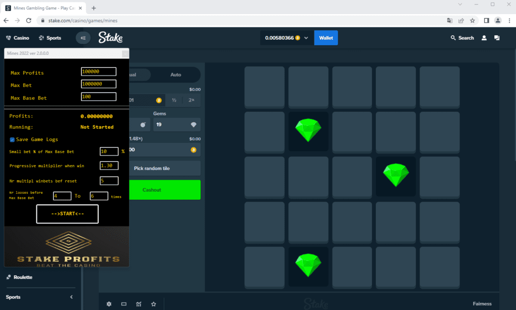 Stake Mines Bot 2024 Monthly